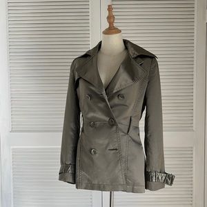 ZARA | Metallic Trench Coat